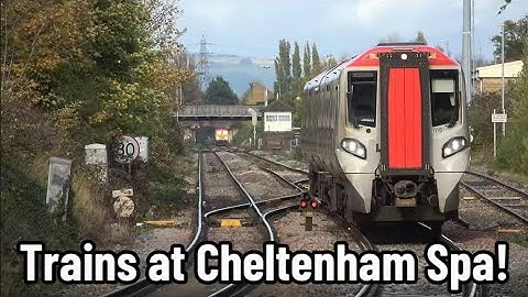 Trains at Cheltenham Spa | Cheltenham Spa Railway Action | Nuclear Flasks & Colas SHED on RHTT! 