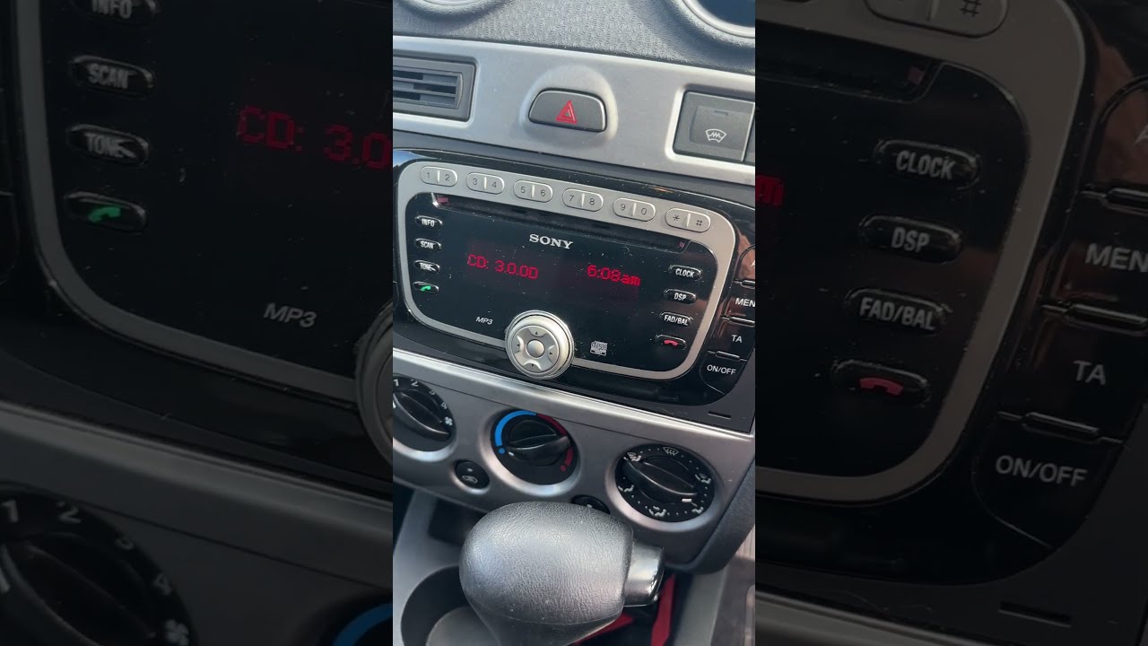 FORD RADIO CODE ENTRY HOW TO FIND SERIAL NUMBER V
