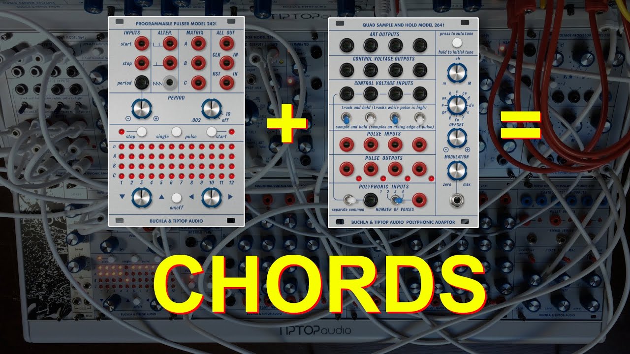 264t & 242t Chord Machine - Tiptop Audio & Buchla - YouTube