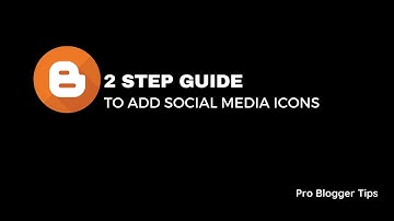 2 Step Process To Add Leightweight Social Media Icons In Blogger - PBT