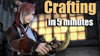 Crafting in 5 Minutes - All You Need to Know as DoH Beginner