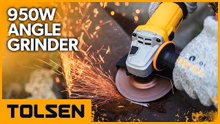 TOLSEN 950W Angle Grinder 125MM Disc Diameter