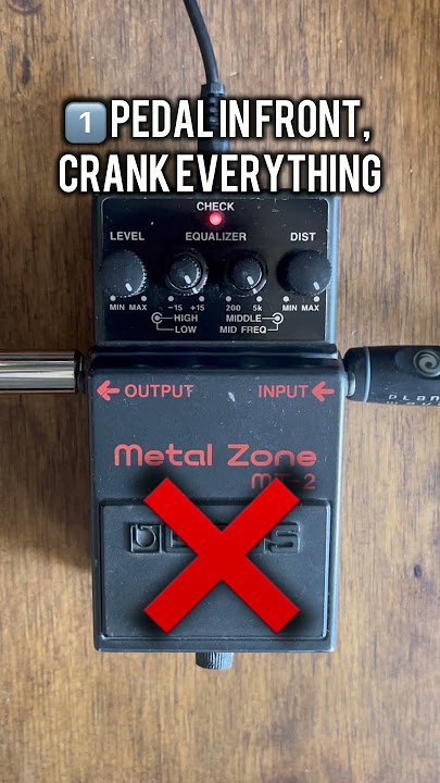 This is how you should (and shouldn’t) use a Boss Metal Zone! Morbid Angel - Inmortal Rites tone