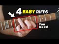 4 Basic Jazz Riffs for Stronger Fingers &amp; Better Tone! (DO THIS!)