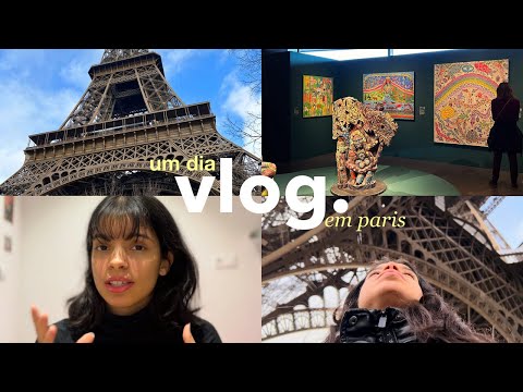 vlog - paris, visita ao museu, passeio com a classe & primeira vez debaixo da torre | um dia comigo