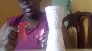How to make a trophy using foam cups