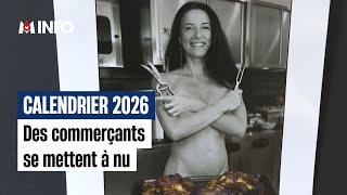 Calendrier 2026 : commerçants et sportifs s'effeuillent pour la bonne cause