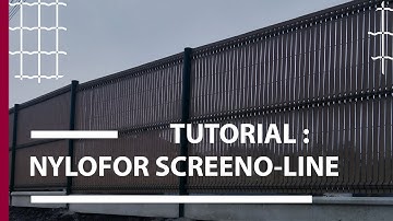 Installatiehandleiding voor Nylofor Screeno-Line