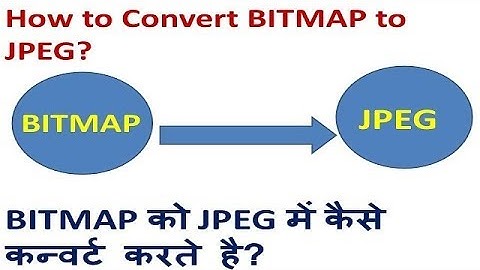 How to Convert Bitmap to JPEG?