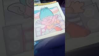 trolls coloring pages video