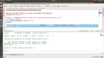 Generalized Linear Models: Complementary Log Log Regression (part 2)