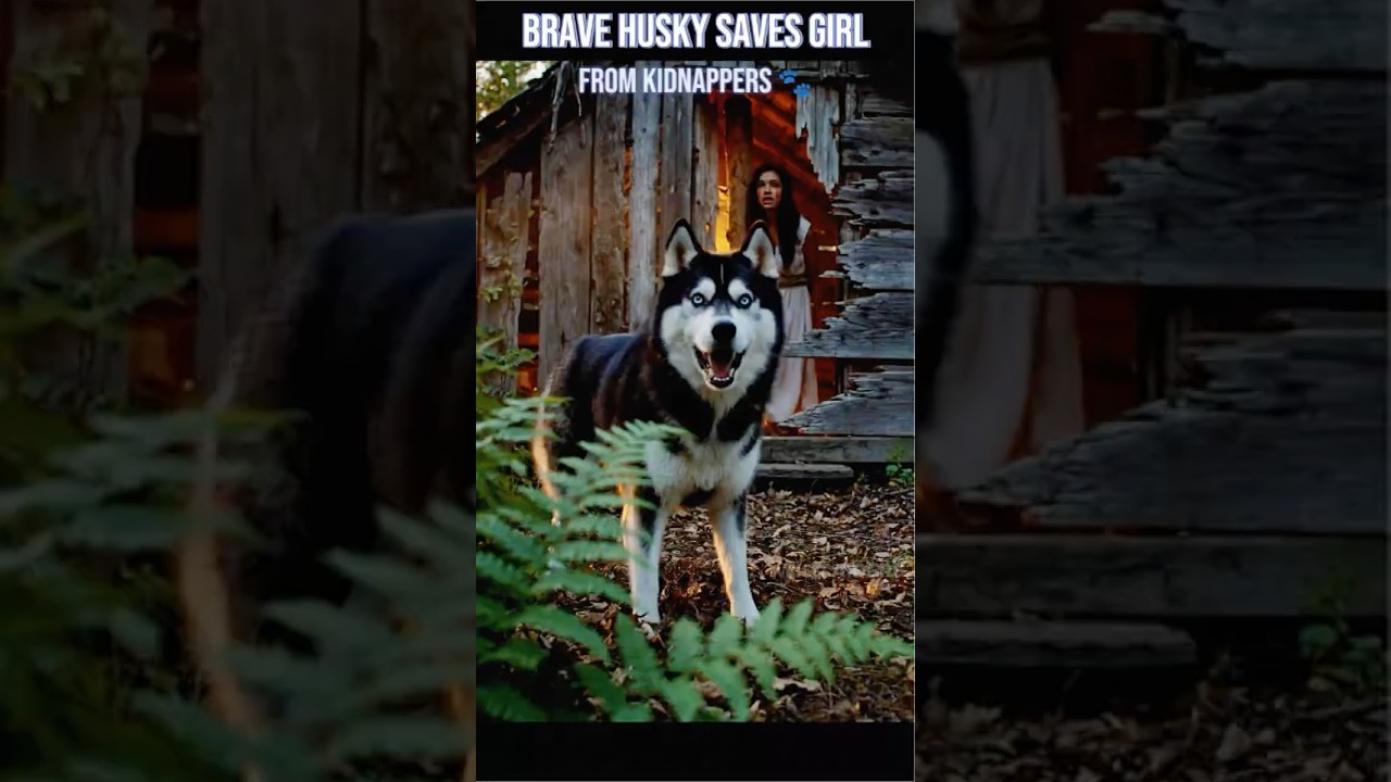 Героическое спасение храброго хаски — девочка спасена от опасных похитителей! 