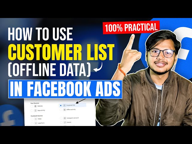 How to use Customer list (Offline Data) in Facebook Ads class=