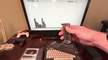 Commodore Plus 4 with an SD card drive cartridge