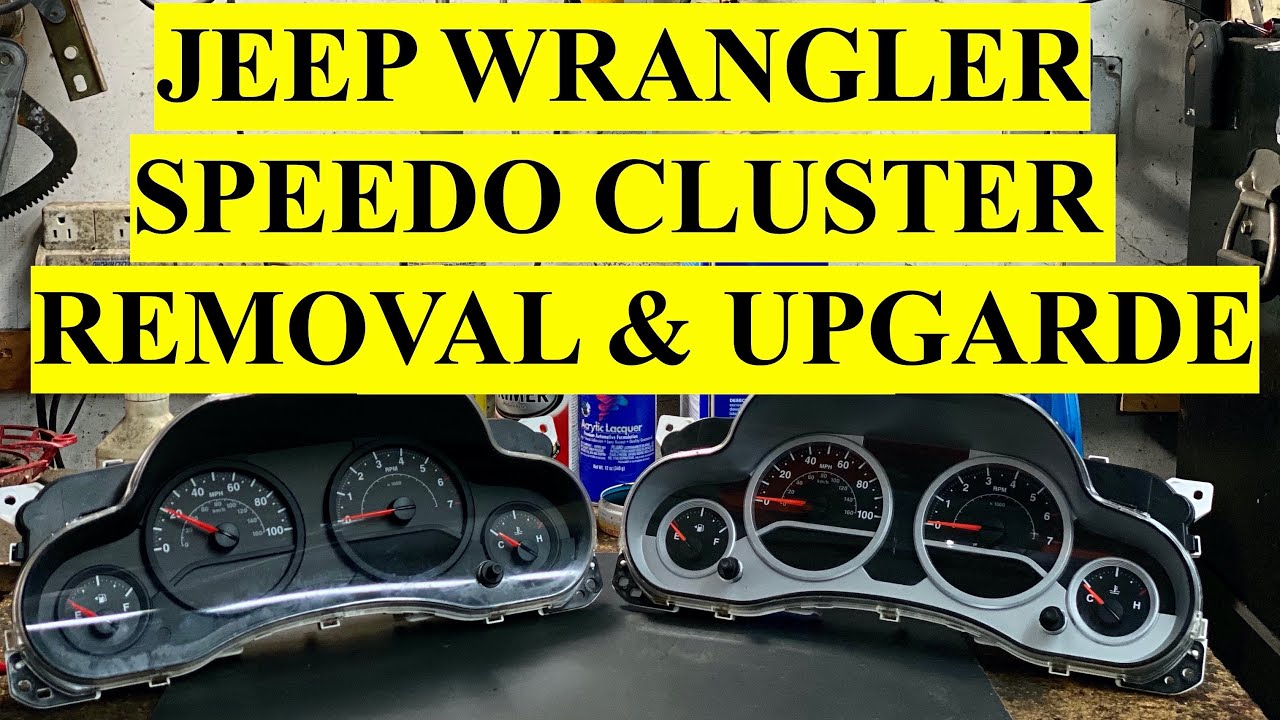 Instrument/ Speedometer/ Gauge Cluster Removal and Install on your Jeep  Wrangler 2007-2011 JK - YouTube