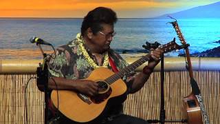 Video thumbnail of "Led Kaapana - "Waimea Lullaby" at Maui's Slack Key Show - instrumental guitar"