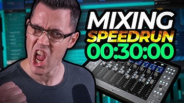 MIXING SPEED RUN! (60+ TRACKS, 30 Minutes, No Presets, ITB, From Scratch)
