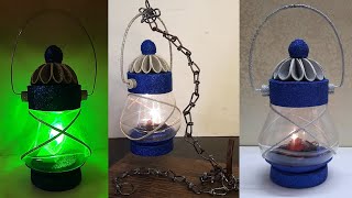 How to make lantern from plastic container I latern diy I lantern craft I lantern making ideas