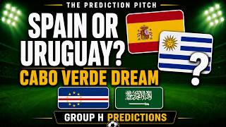 Predicting Every Game in Group H: Spain, Uruguay, Cabo Verde, Saudi Arabia