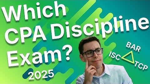 Choose the Right CPA Exam Discipline!