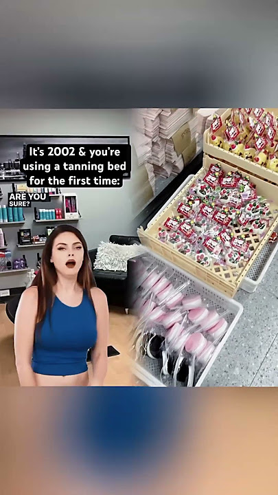 It’s the #early2000s & you’re using a tanning bed for the first time… #nostalgia #2000s #shorts
