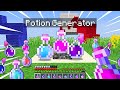 Minecraft Bedwars but I added secret POTION GENERATORS...?