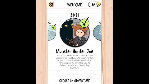 Brain Test 2 Monster Hunter Joe Level 16 17 18 19 20 21