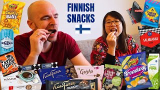 First time trying 10+ FINNISH SNACKS (is it good?) by JetLag Warriors 100,178 views 1 month ago 35 minutes