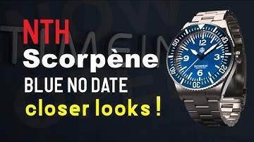 MICROBRAND WATCH : NTH Scorpène Blue Dial No Date