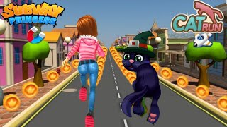 Subway  Princess Runner V/S Cat Runner - Endless Run | Android/iOS Gameplay HD screenshot 5