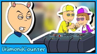 Arthur And D.W. Becomes a Rapper And Plays Riding The XTC Song And Gets Grounded