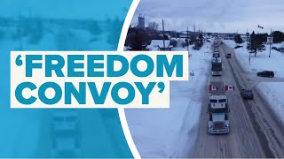 Canadian Truckers Lead ‘Freedom Convoy’ Protesting Vaccine Mandates