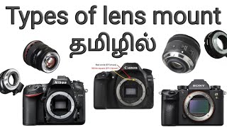 Types of lens mount in Tamil