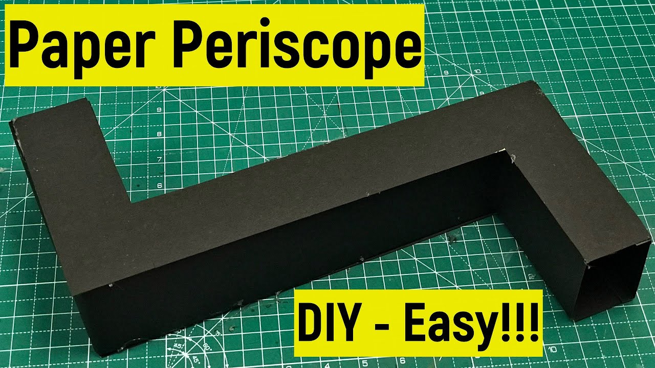 Periscope model making | Paper periscope making | Easy working periscope model | Diyas funplay