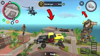 Rope Hero Vice Town - (Transformer Monster Truck Fight Zombies) Infinite Zombie Army - Gameplay HD screenshot 4