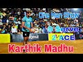 Karthik madhu 9 serve    karnataka postal vs united spikers  set 5  sullia 
