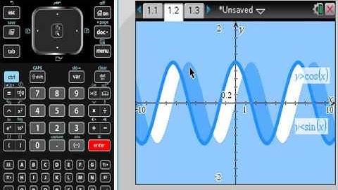 Ti Nspire CAS Graphing INEQUALITIES IN COLOR
