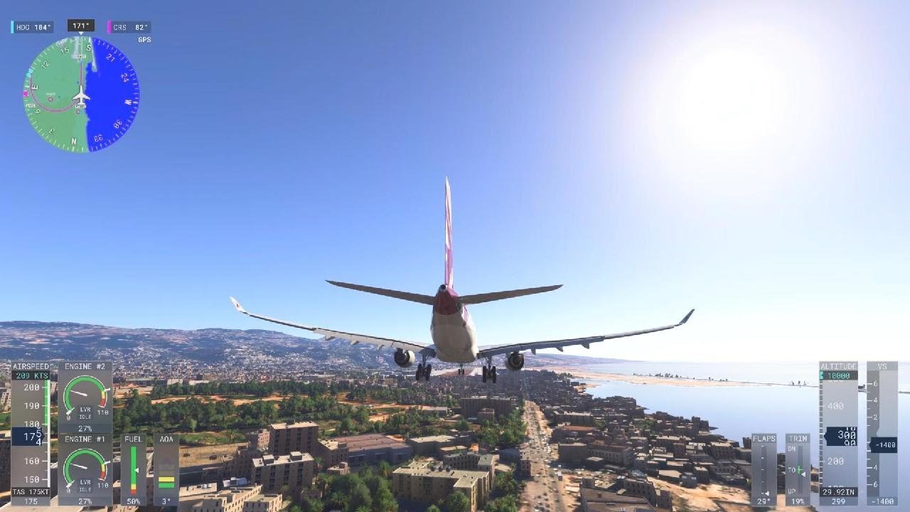 Microsoft Flight Simulator A330 Butter landing!