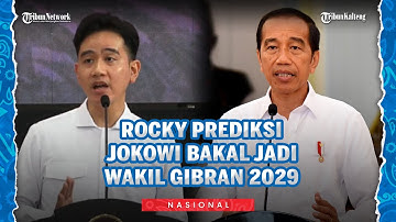 Rocky Gerung Prediksi Jokowi Bakal Jadi Cawapres Gibran di 2029 Demi Selamatkan Diri dari Kasus