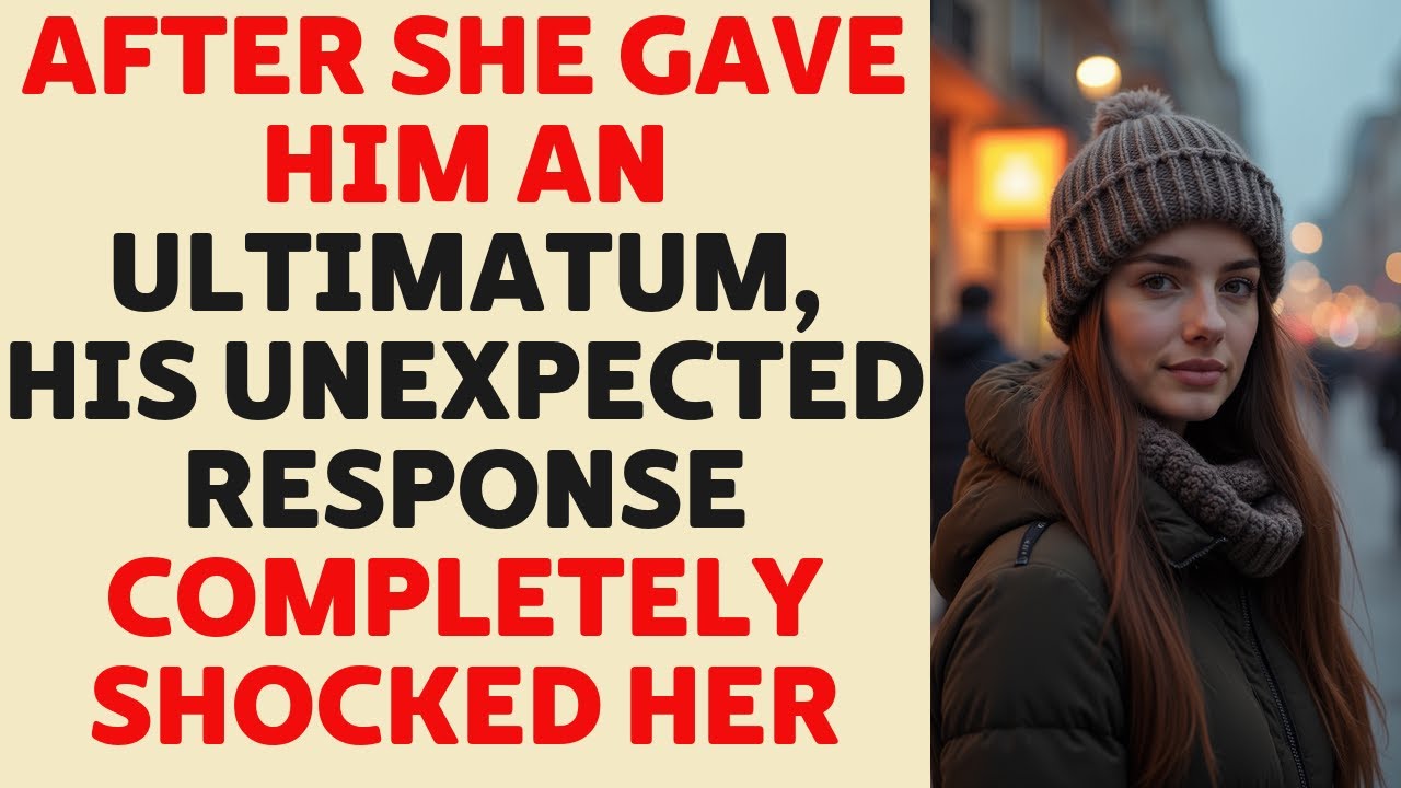 When She Gave Him an Ultimatum, His Unbelievable Reaction Changed