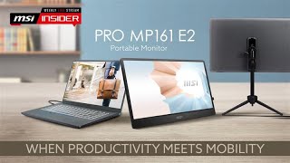 When productivity meets mobility | MP161 E2