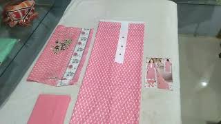 Cotan Designer Suit Malmal Dupatta