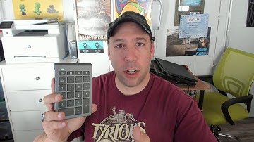 Alcey Wireless 22-Key Numeric Keypad Video Review