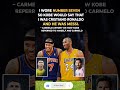 This is why Kobe said he was Messi and Carmelo was Ronaldo… #nbaplayers