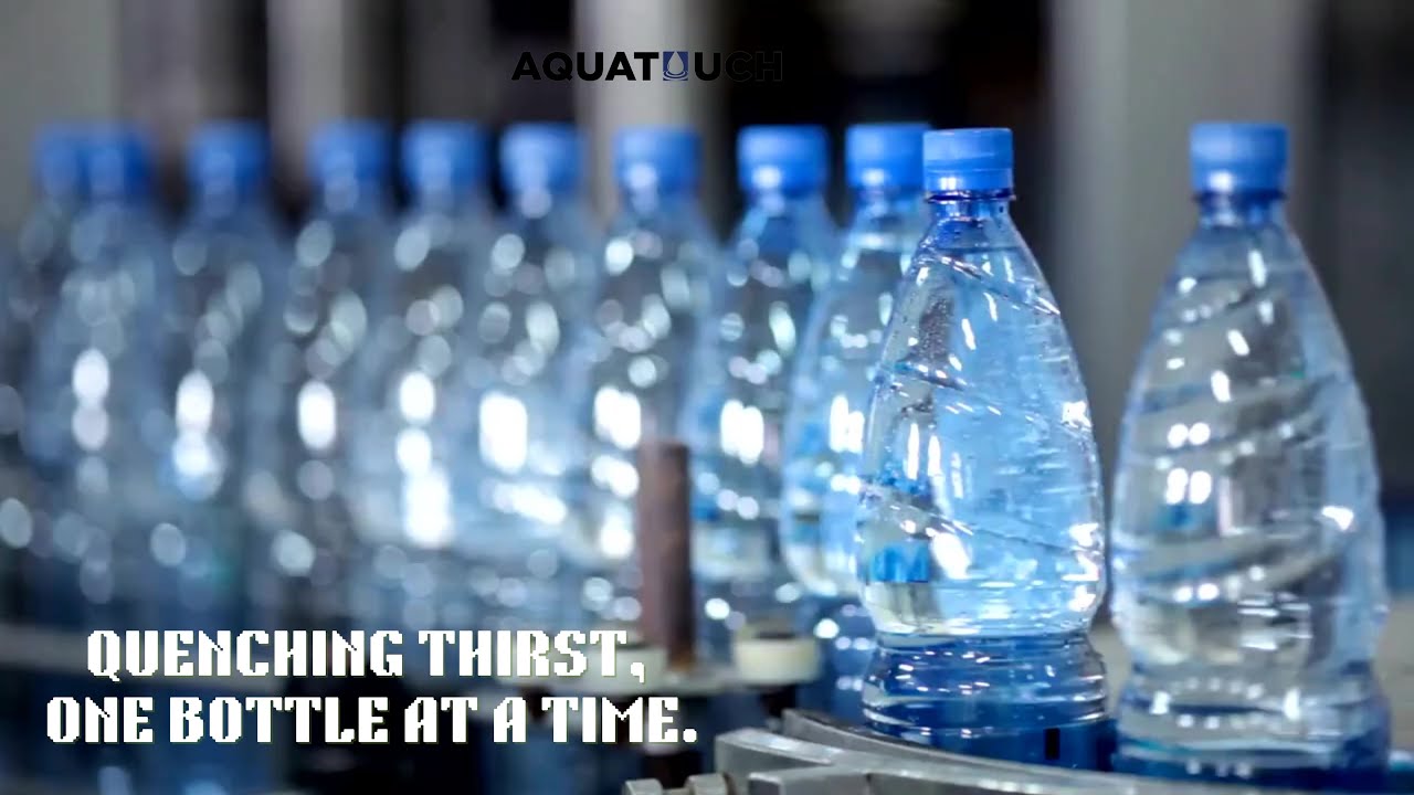 "Unlock the secret to ultimate refreshment with AquaTouch! Pure hydration in every drop. 💧✨