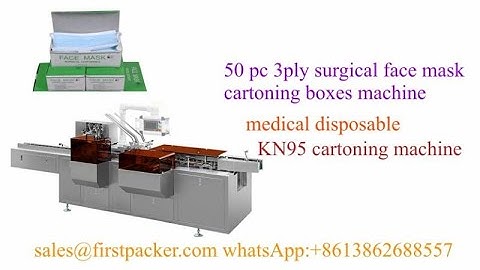 KN95 face mask box cartoning machine,N95 face mask cartoning packing machine