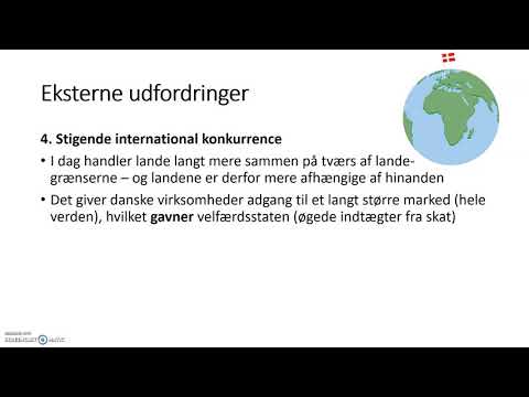 Velfærdsstatens udfordringer - interne og eksterne