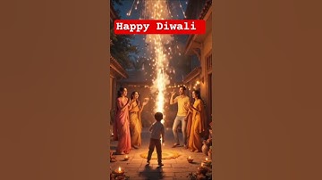 Beautiful Diwali Celebration | AI Animated Family Video | Happy Diwali 2025 ✨🎆
