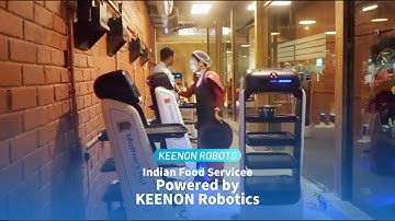 KEENON DINERBOT | 20 robots serving food at Mother’s Hut - the largest family food court in India
