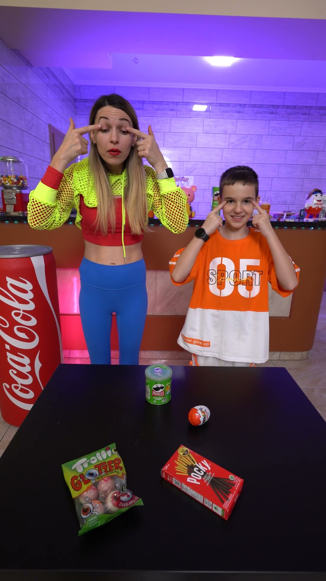 Candy challenge ??- who won  #shorts